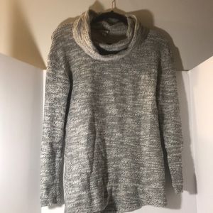 Merona sweater size sp tunic style black white